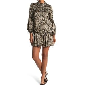 Laundry by Shelli Segal Lined Satin Shirtdress
